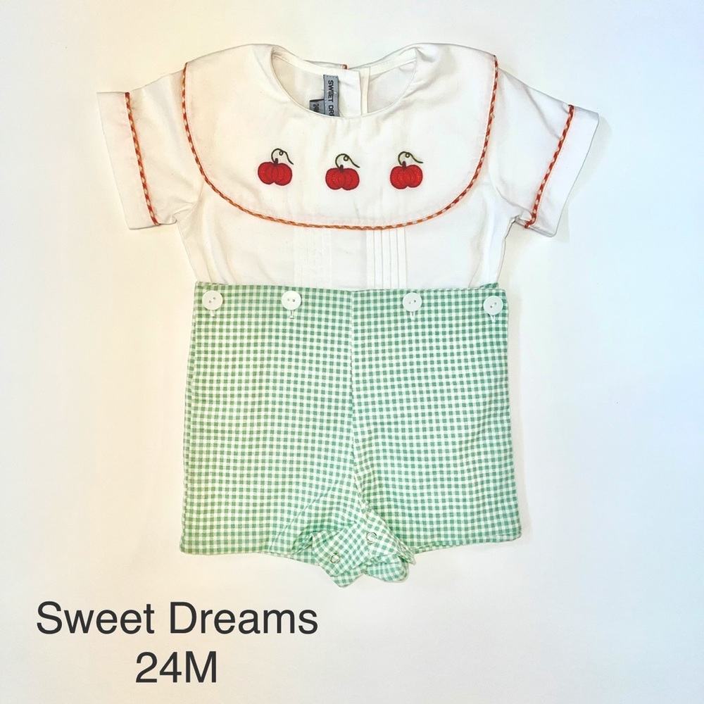 Sweet Dreams Pumpkin Button-On Suit